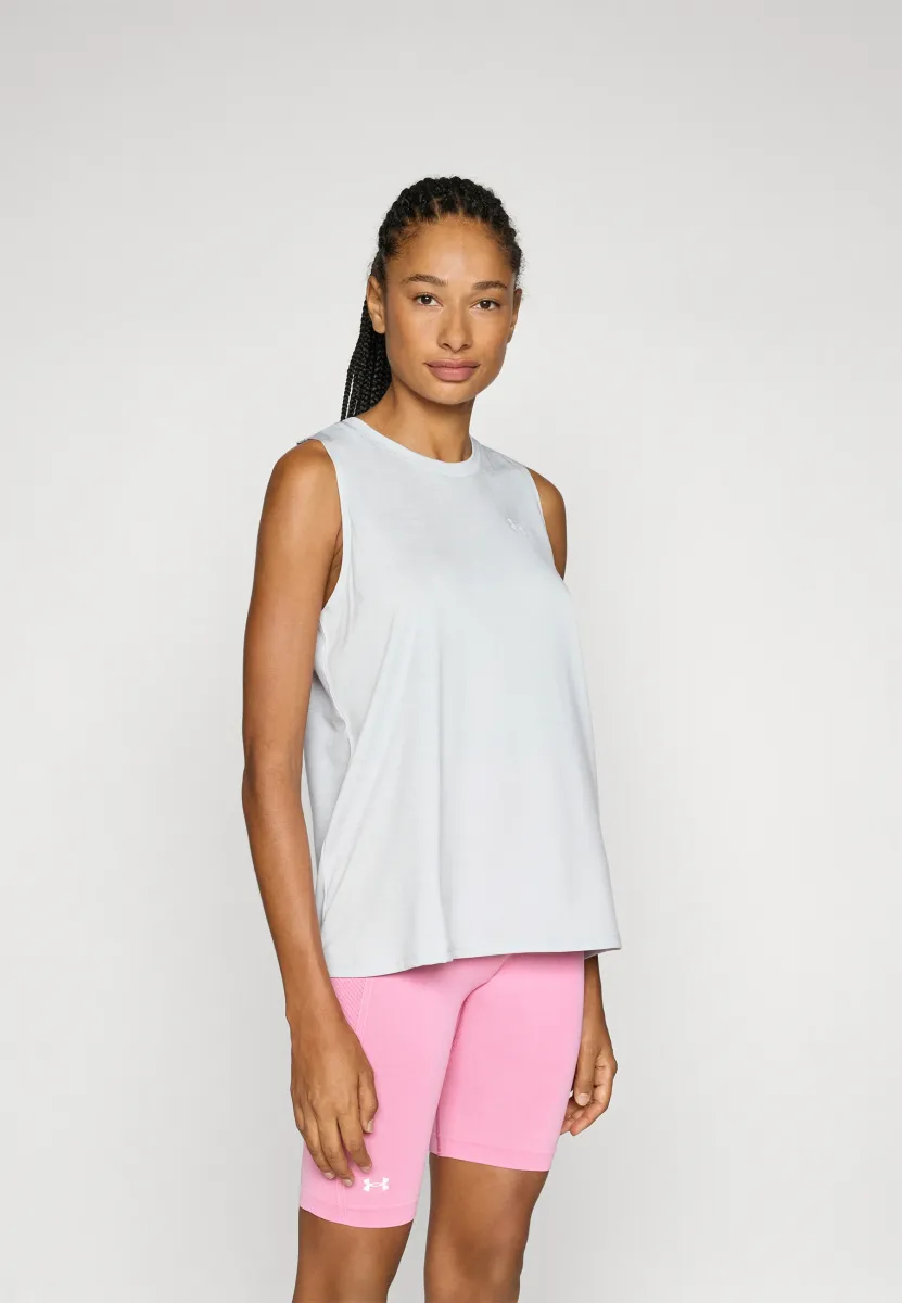 TANK TWIST - Top - halo gray/white