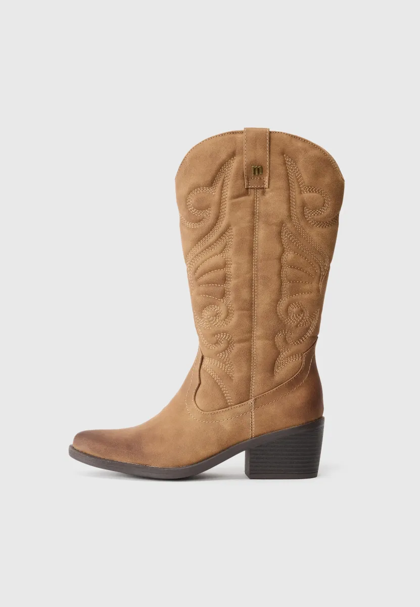 TANUBIS - Cowboy-/Bikerboot - taupe