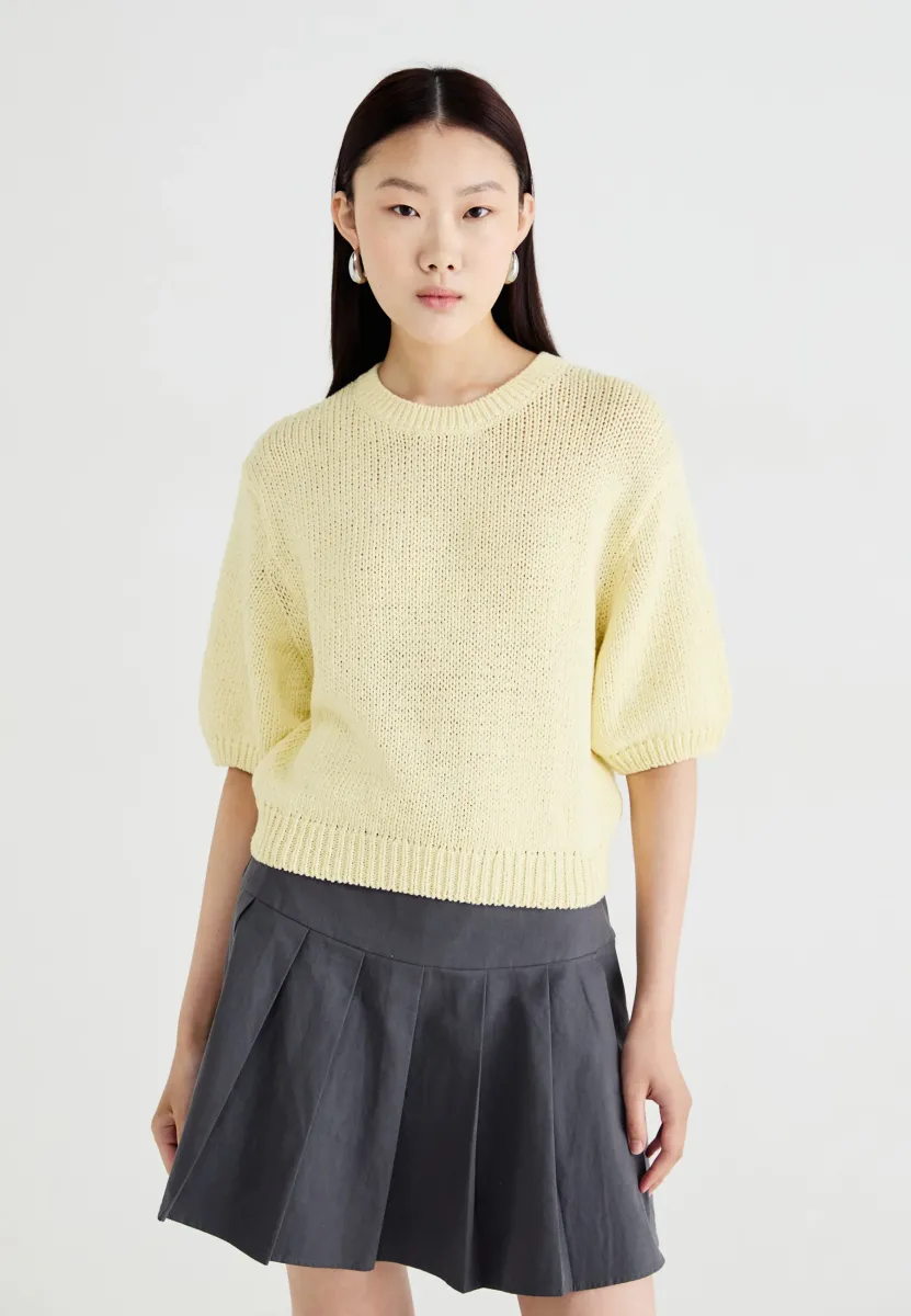 TAPE  - Strickpullover - yellow