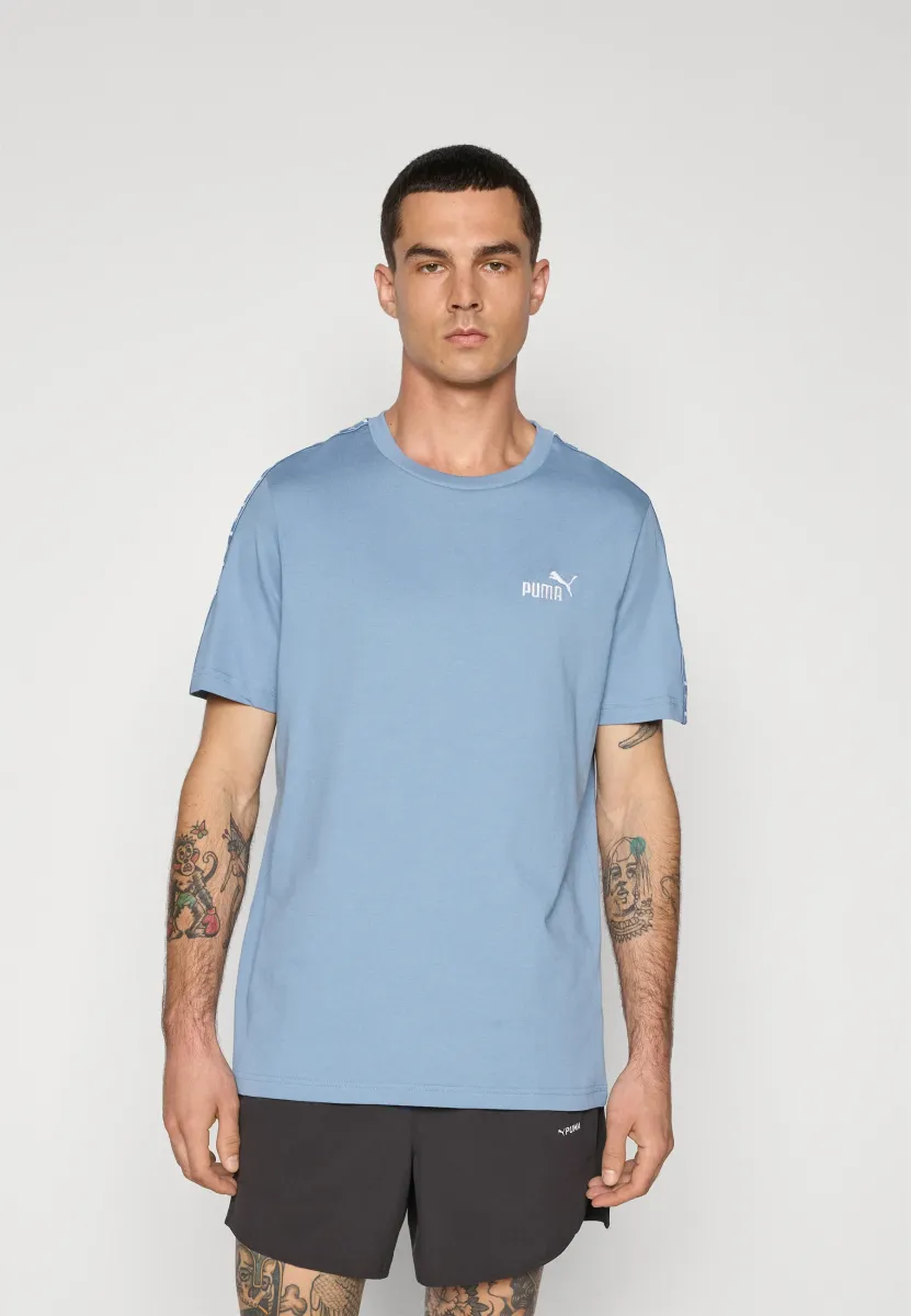TAPE TEE - T-Shirt print - cool blue