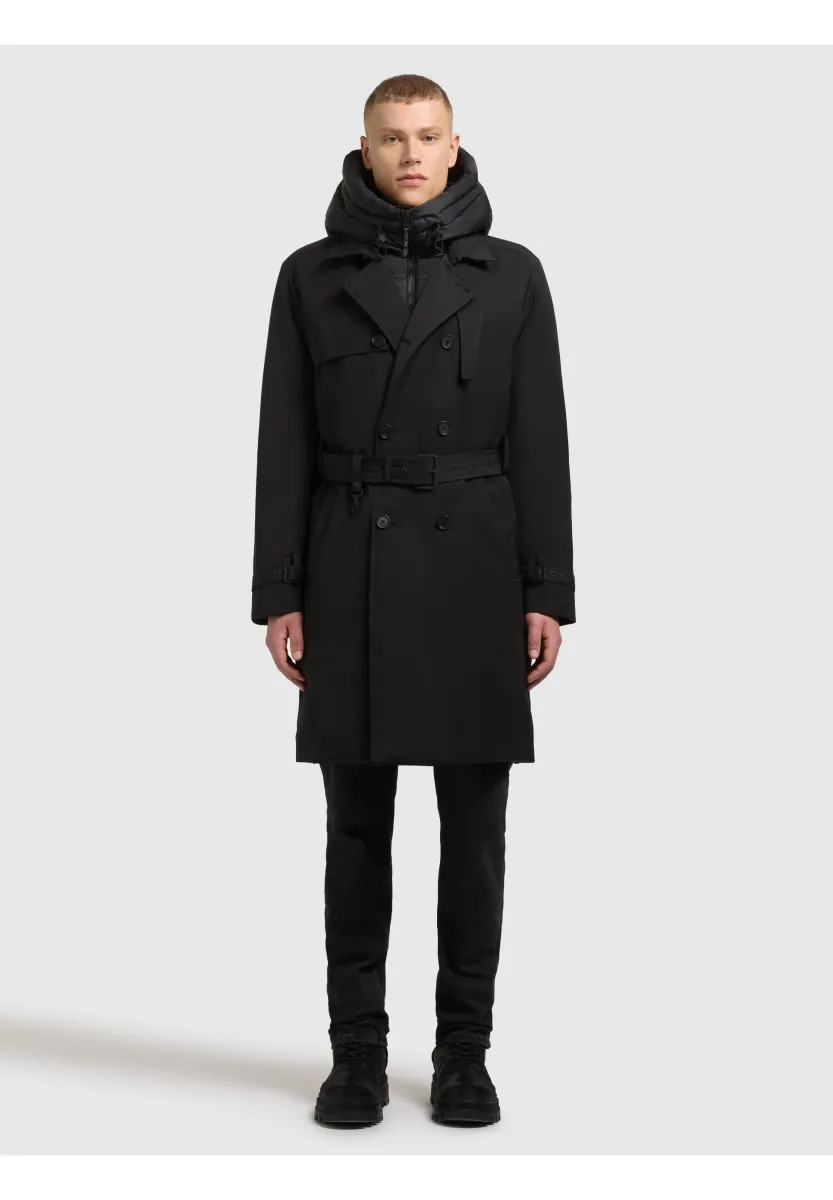 TARM - Wintermantel - black