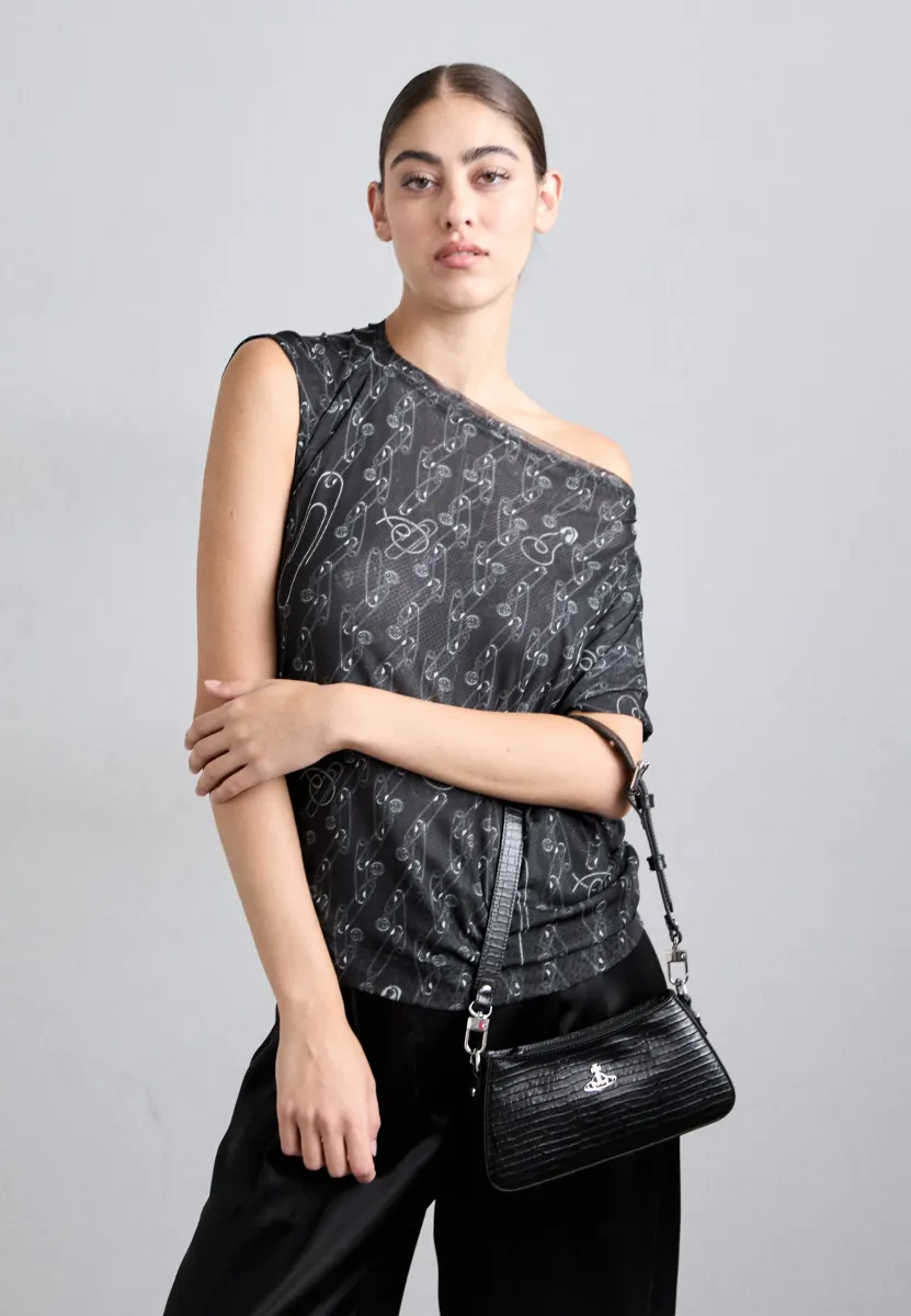 TASHA SHOULDER PHONE BAG - Handtasche - black