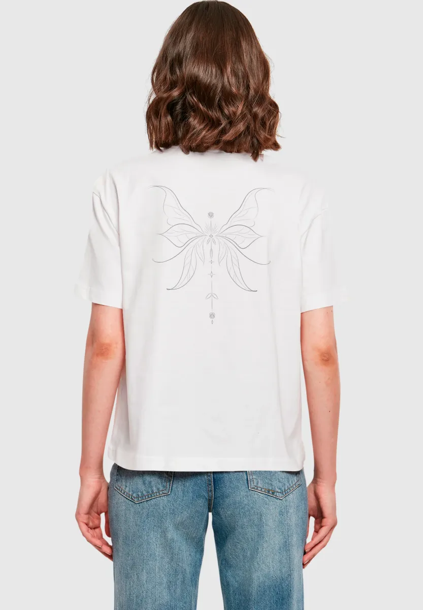 TATTOED WINGS - T-Shirt print - white