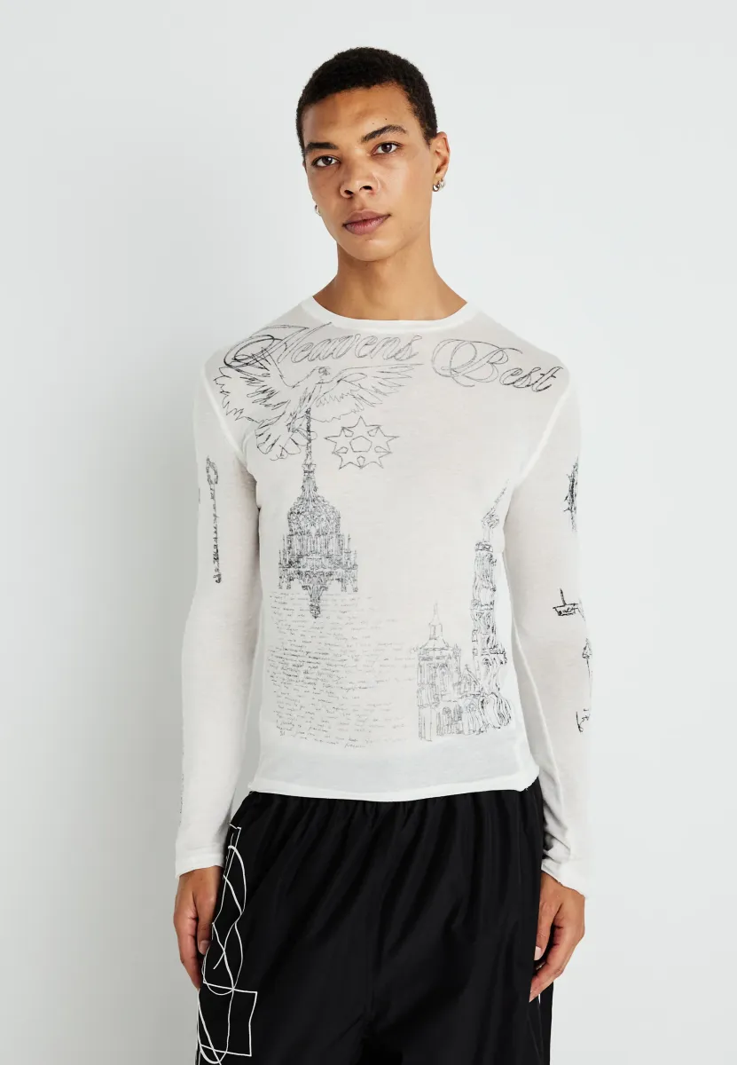 TATTOO MIST - Langarmshirt - white