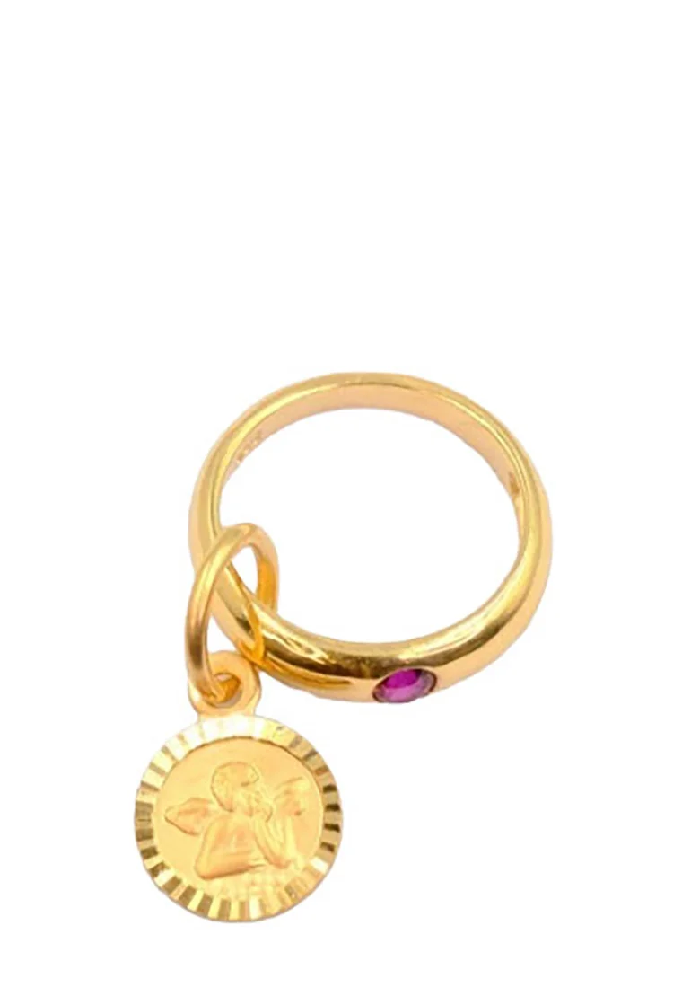 TAUF RUBIN - Anhänger - gelbgold