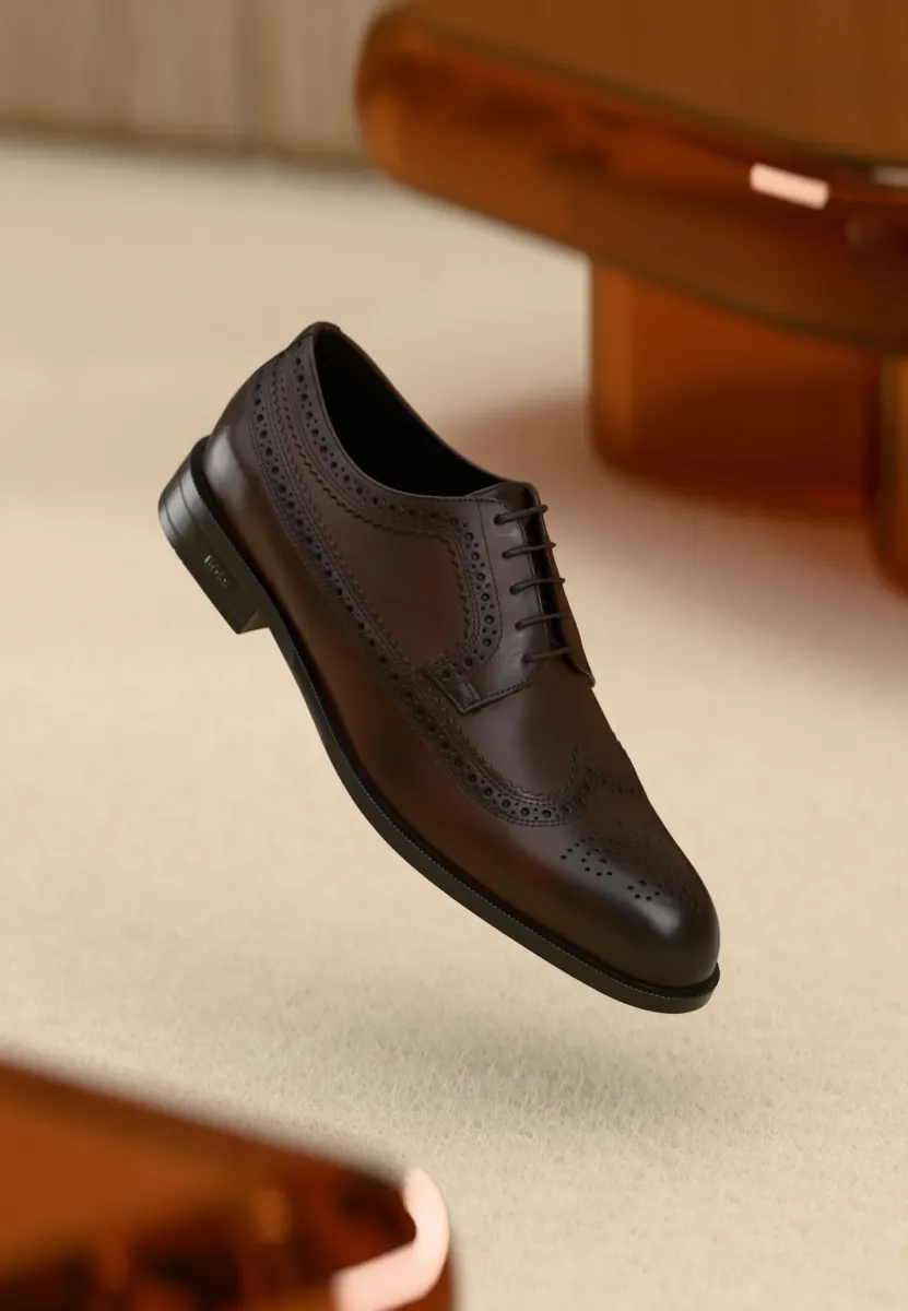 TAYIL - Schnürer - dark brown