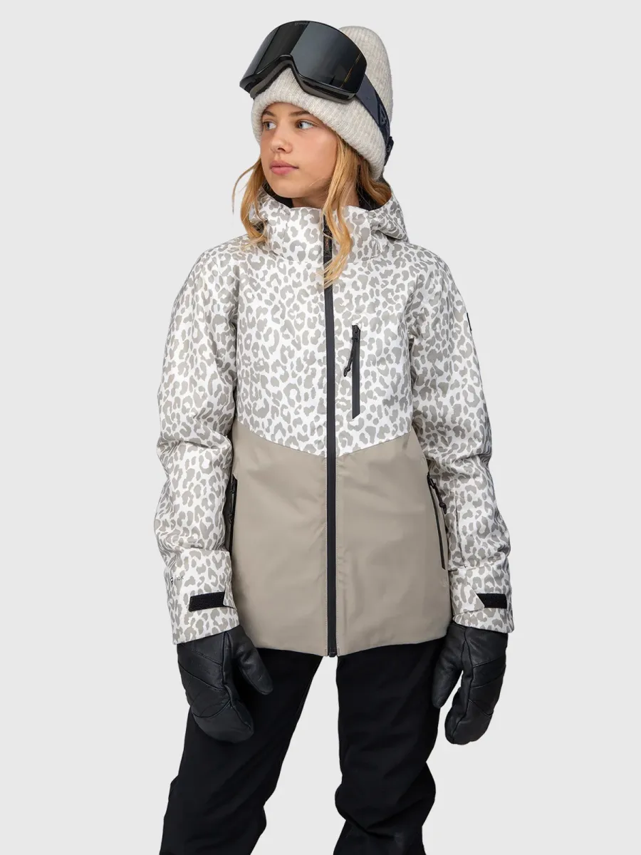 TEALLASY-PRINT GIRLS SNOW JACKET - Snowboardjacke - leopard snow