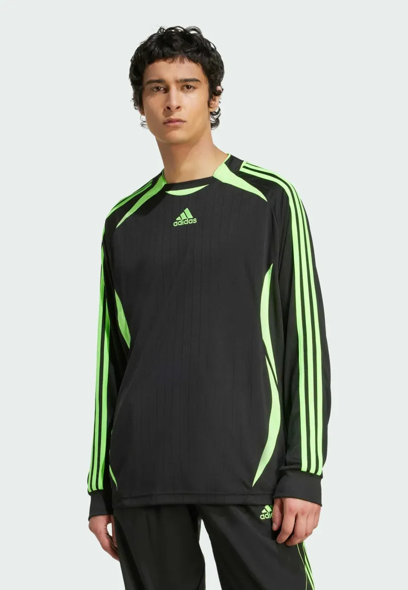 TEAMGEIST LS - Langarmshirt - black   signal green