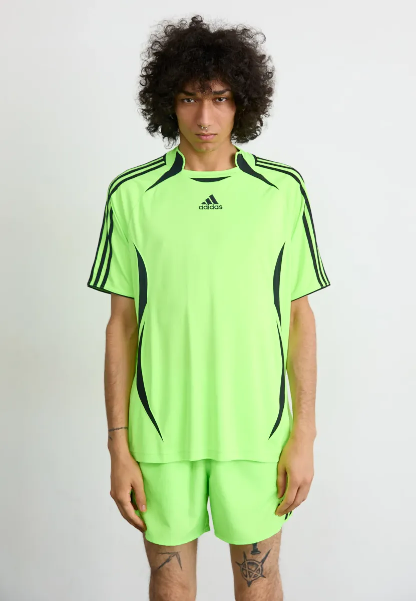 TEAMGEIST TEE - T-Shirt print - signal green/black