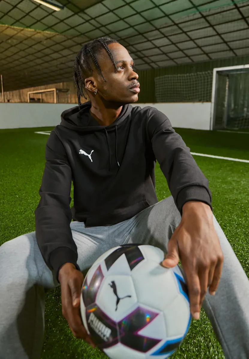 TEAMGOAL CASUALS HOODY - Kapuzenpullover - black/white