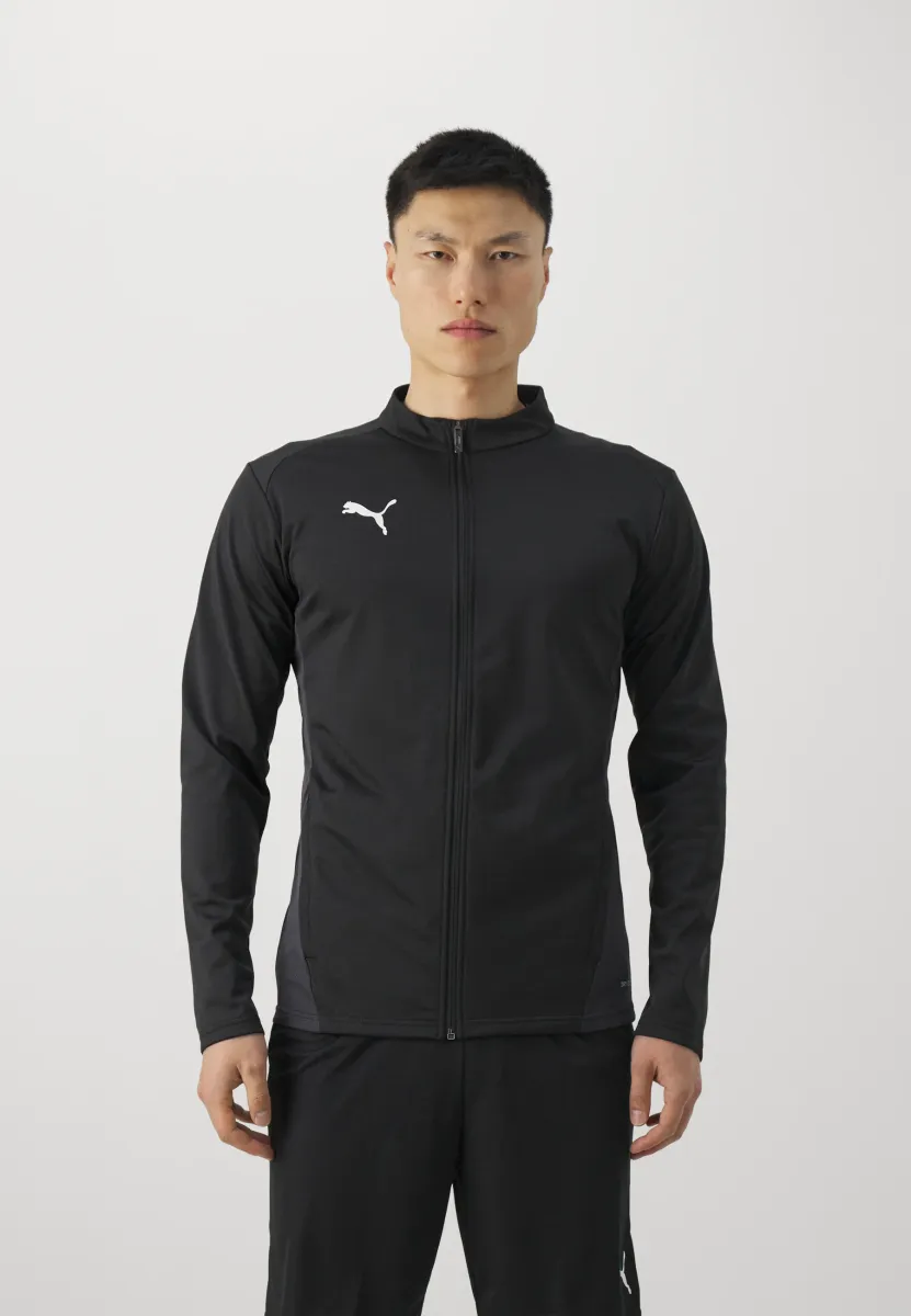 TEAMGOAL - Trainingsjacke - black/white/flat dark gray