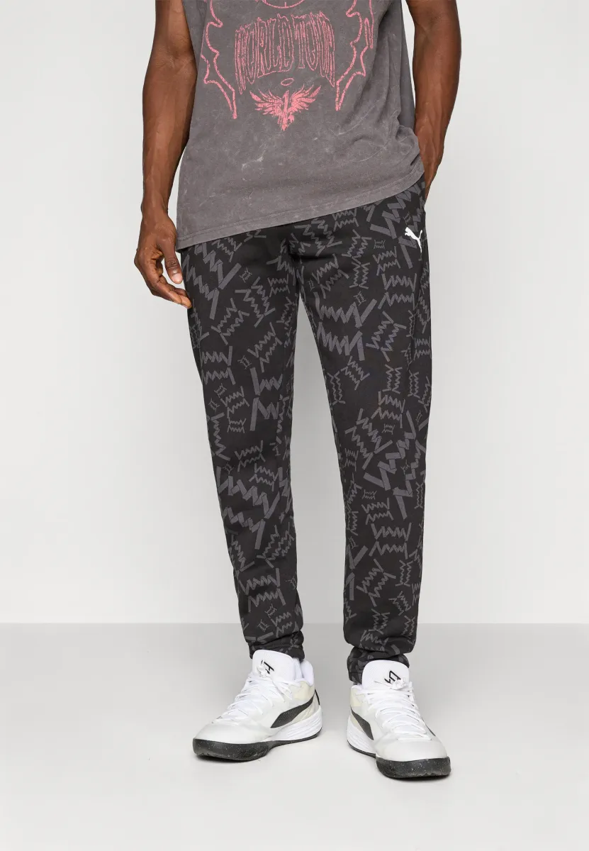 TEAMJAWS POST GAME PANTS - Jogginghose - black
