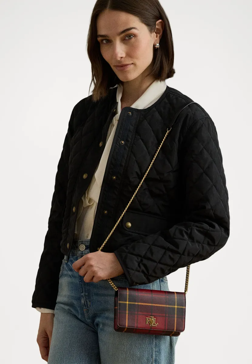 TECH CASE - Umhängetasche - holiday tartan/black