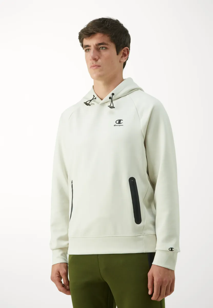TECH HOODIE - Kapuzenpullover - beige