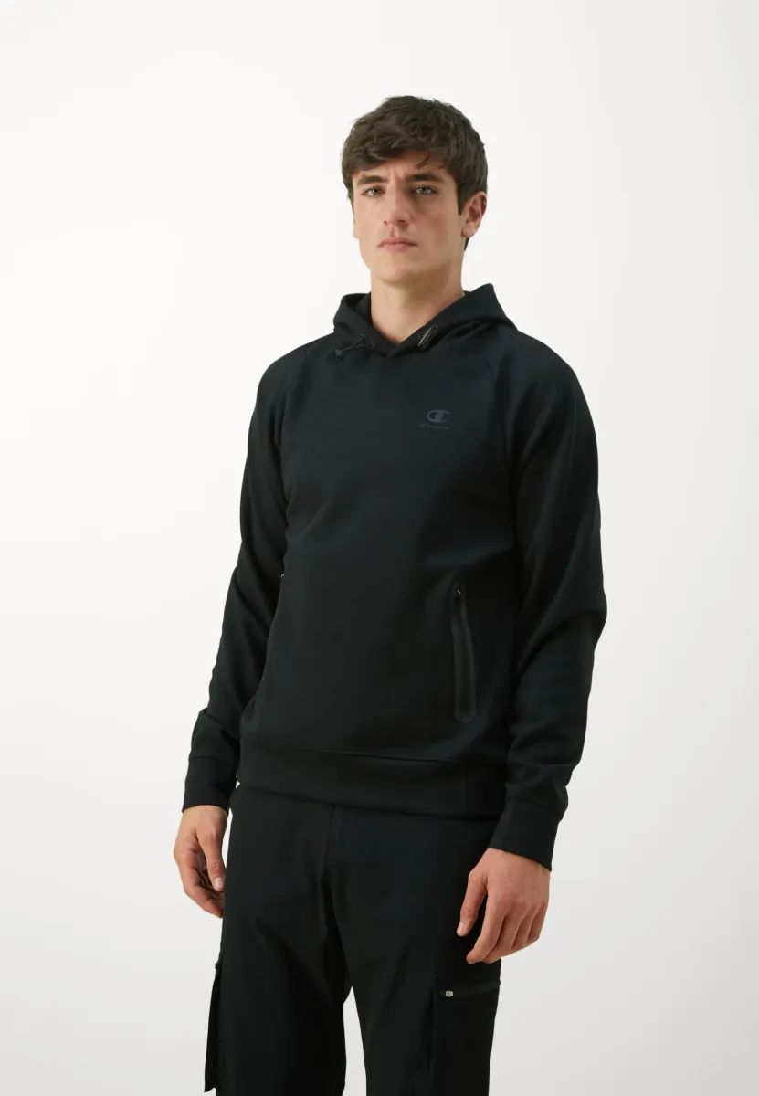 TECH HOODIE - Kapuzenpullover - black