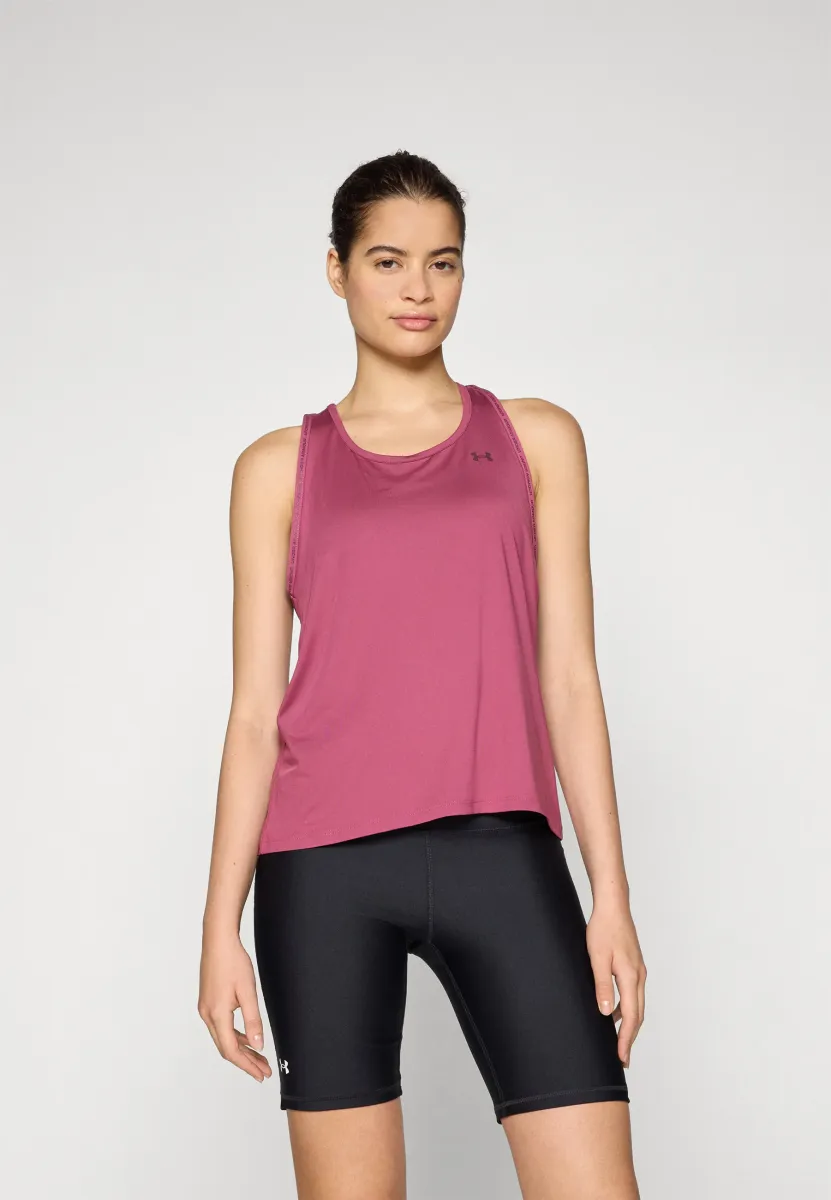 TECH KNOCKOUT - Top - fuchsia dusk/dark maroon