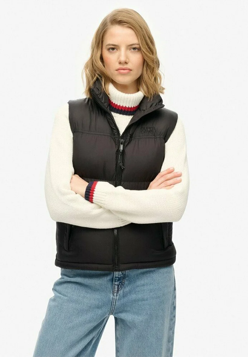 TECH PADDED - Weste - black black