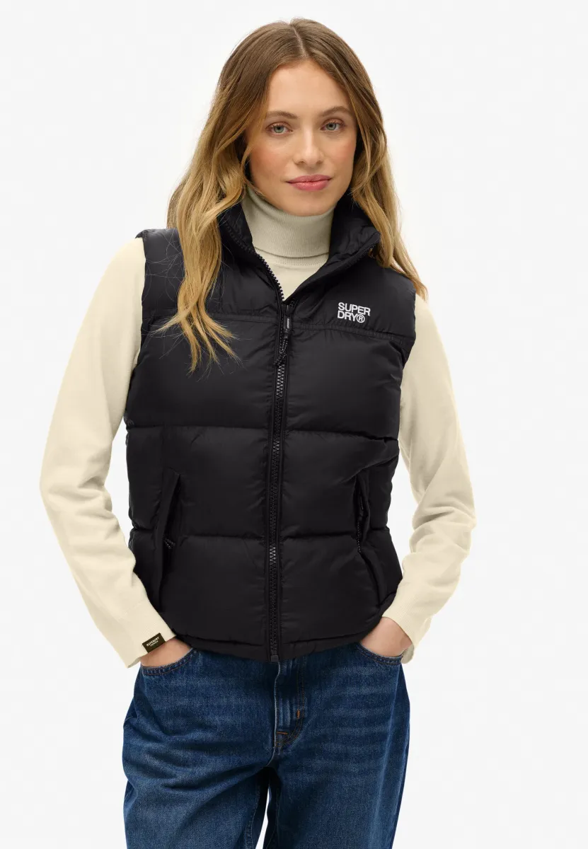 TECH PADDED - Weste - black