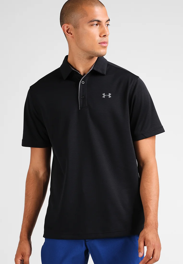 TECH - Poloshirt - black/graphite