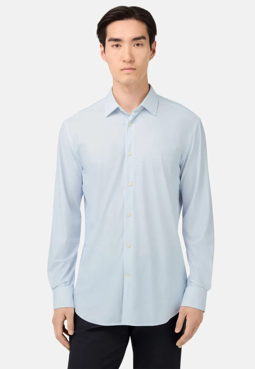 TECH STRETCH - Hemd - light blue