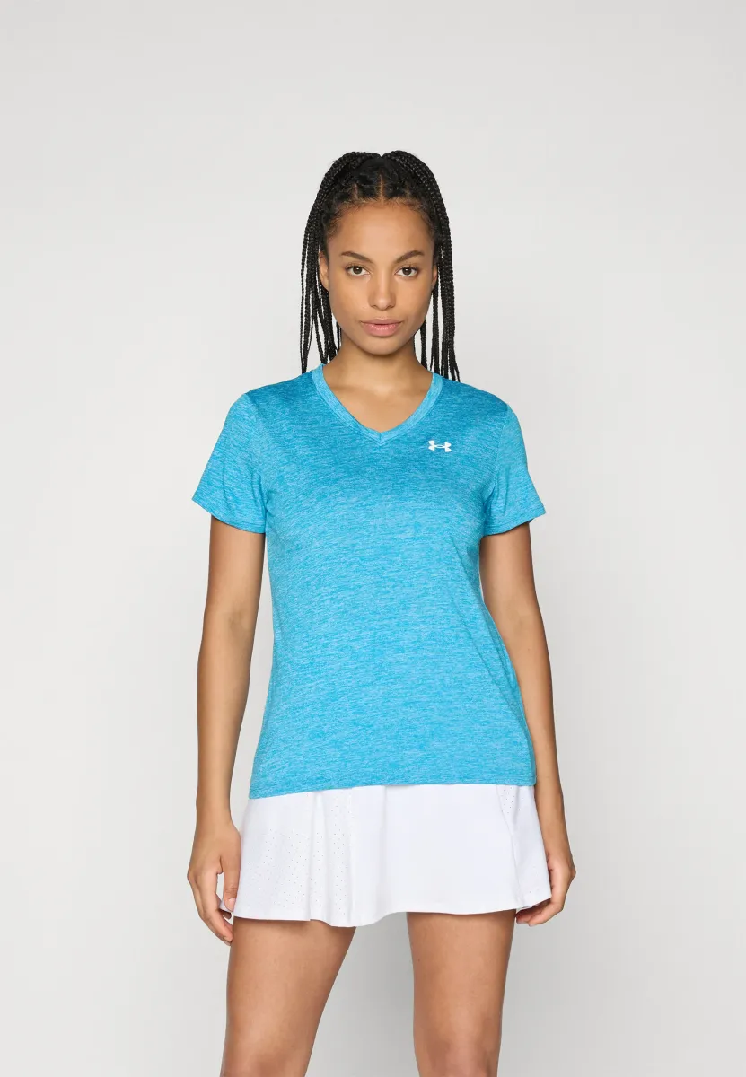 TECH TWIST - Sport T-Shirt - ether blue/white