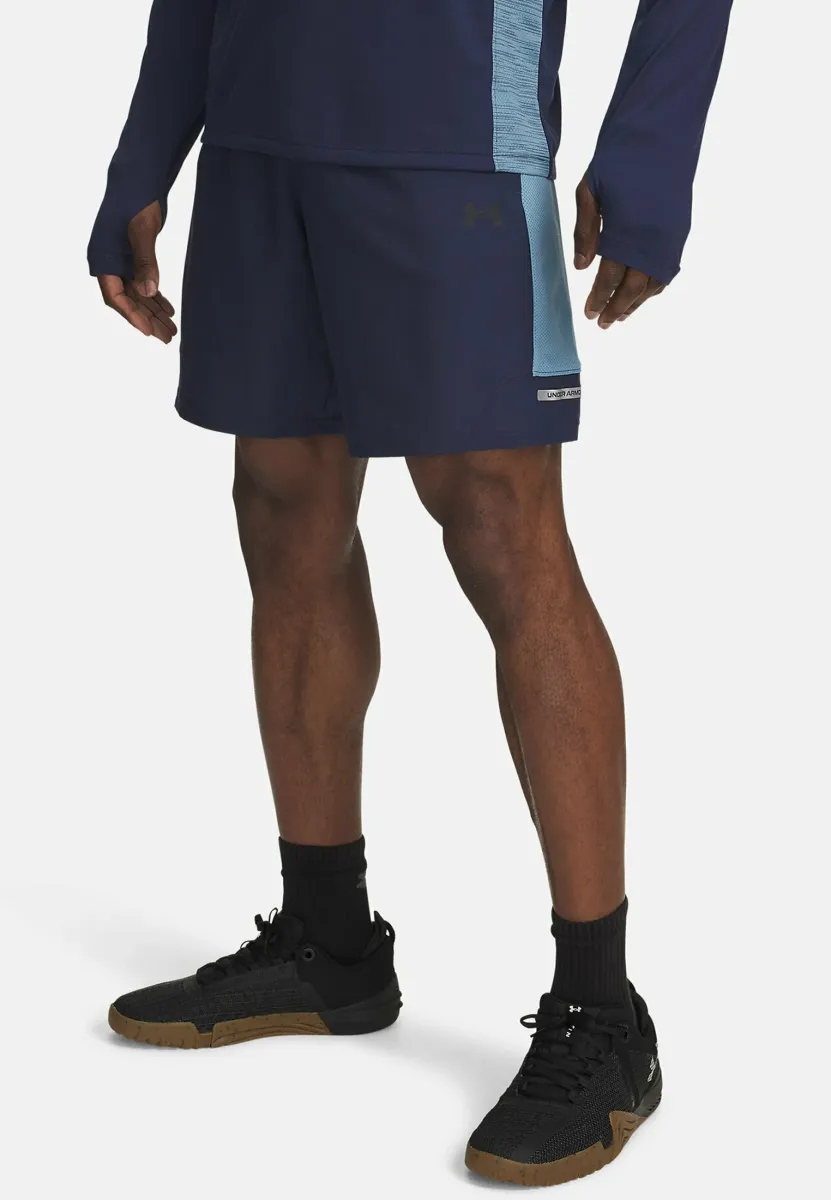 TECH UTILITY - Kurze Sporthose - washed navy