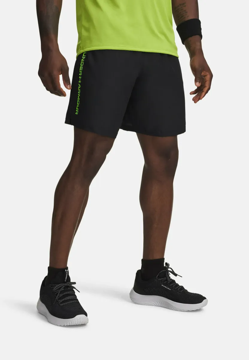 TECH WORDMARK - Kurze Sporthose - black