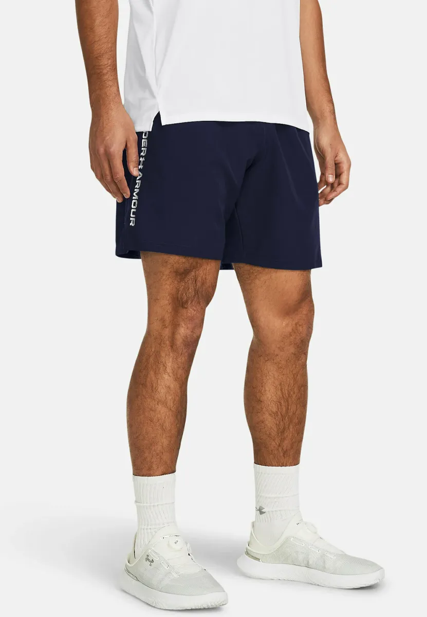 TECH WORDMARK - Kurze Sporthose - midnight navy