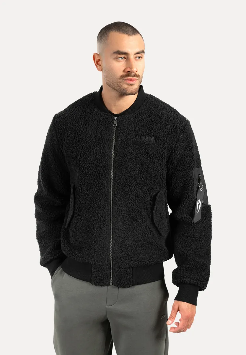 TEDDY BOMBER FERELL - Fleecejacke - schwarz