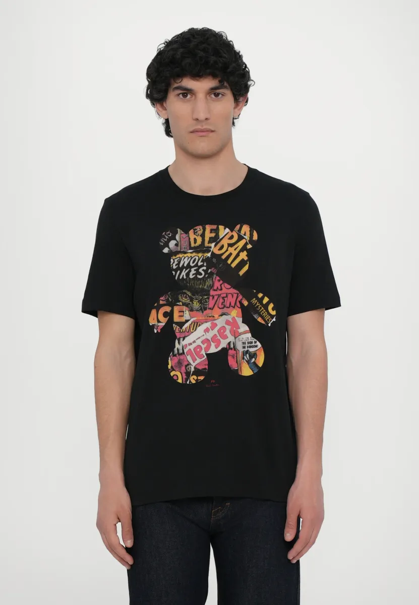 TEDDY - T-Shirt print - black