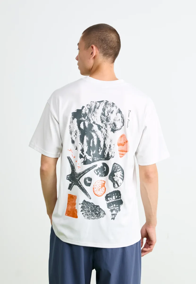 TEE FOSSILS - T-Shirt print - summit white