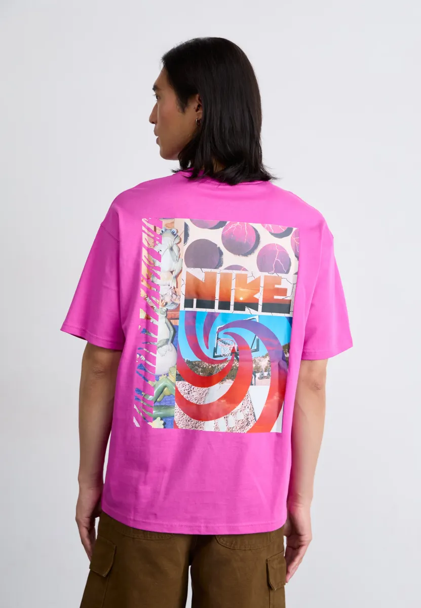 TEE OPEN - T-Shirt print - active fuchsia