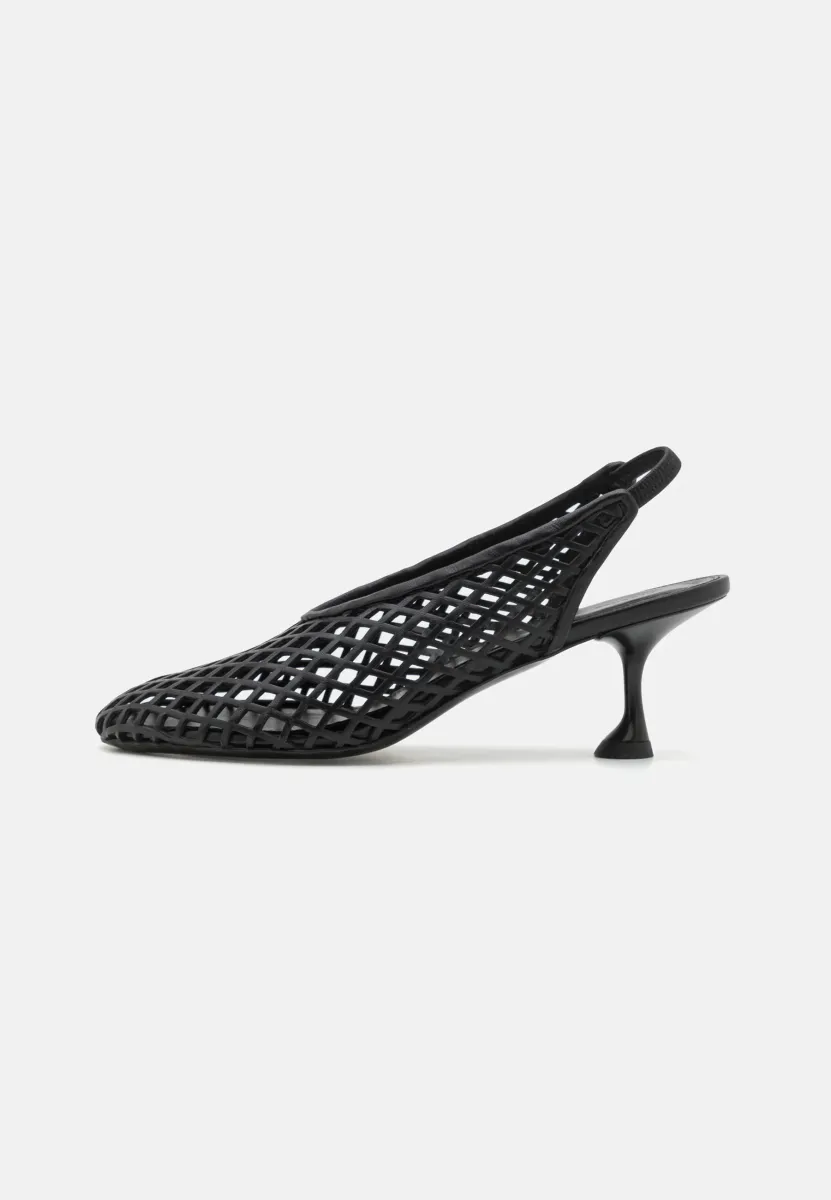 TEE PERFORATED SLINGBACK - Pumps - black