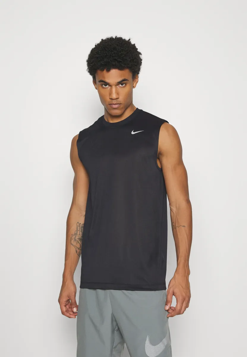 TEE RESET - Top - black/matte silver
