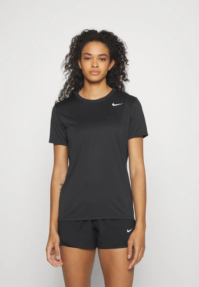 TEE - Sport T-Shirt - black/white