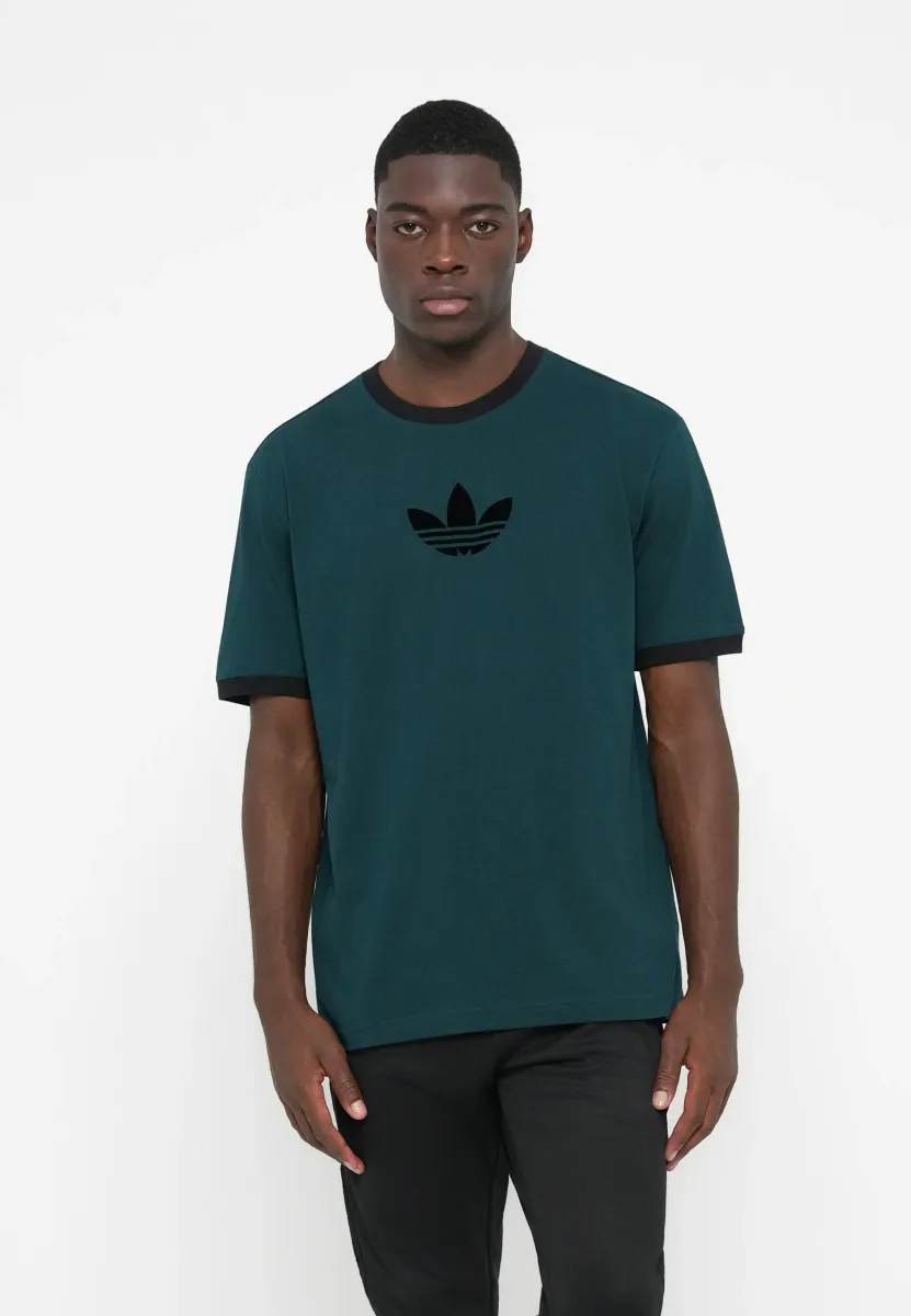 TEE - T-Shirt print - aurora ivy/black
