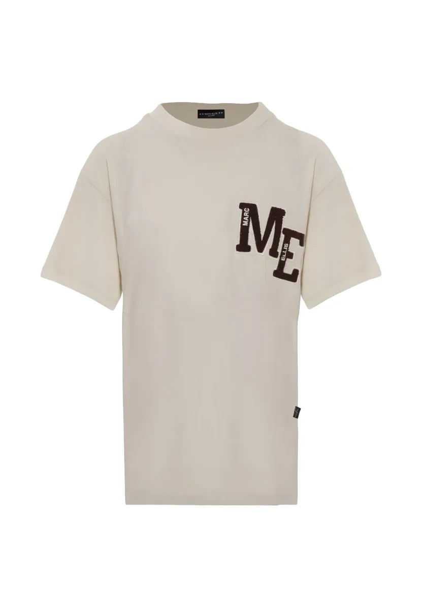 TEE - T-Shirt print - beige