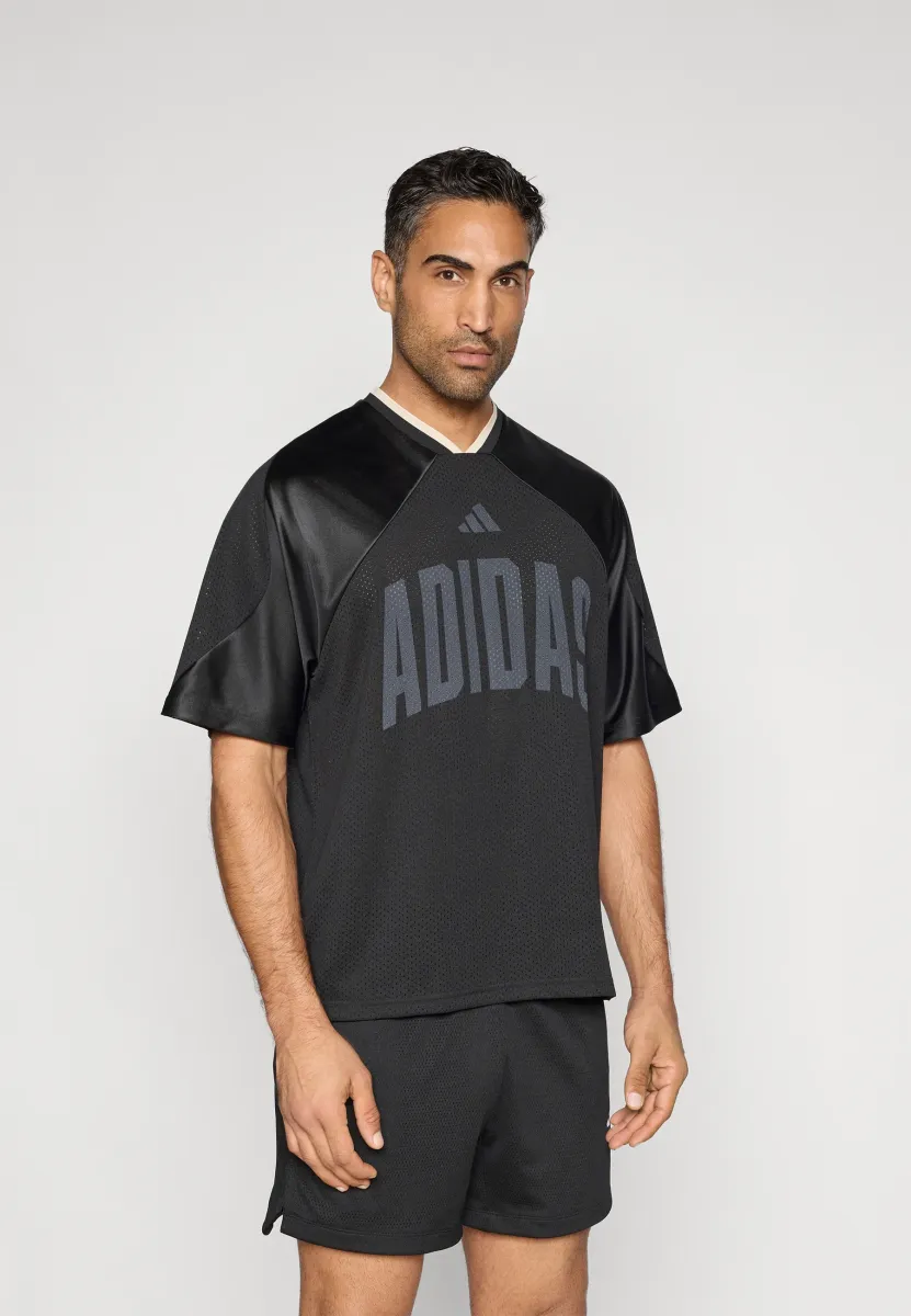 TEE - T-Shirt print - black/off white