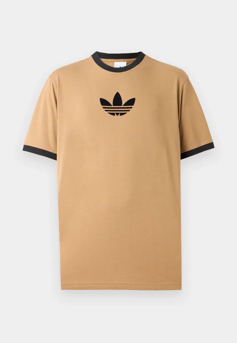 TEE - T-Shirt print - cardboard/black