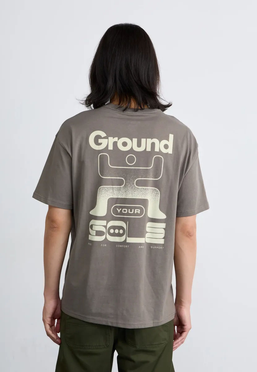 TEE - T-Shirt print - cave stone