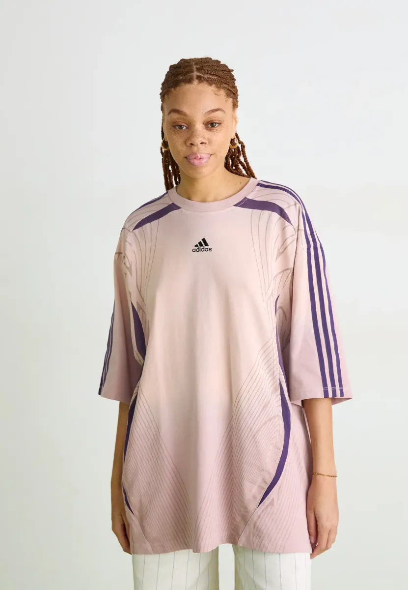 TEE - T-Shirt print - new rose/dove grey