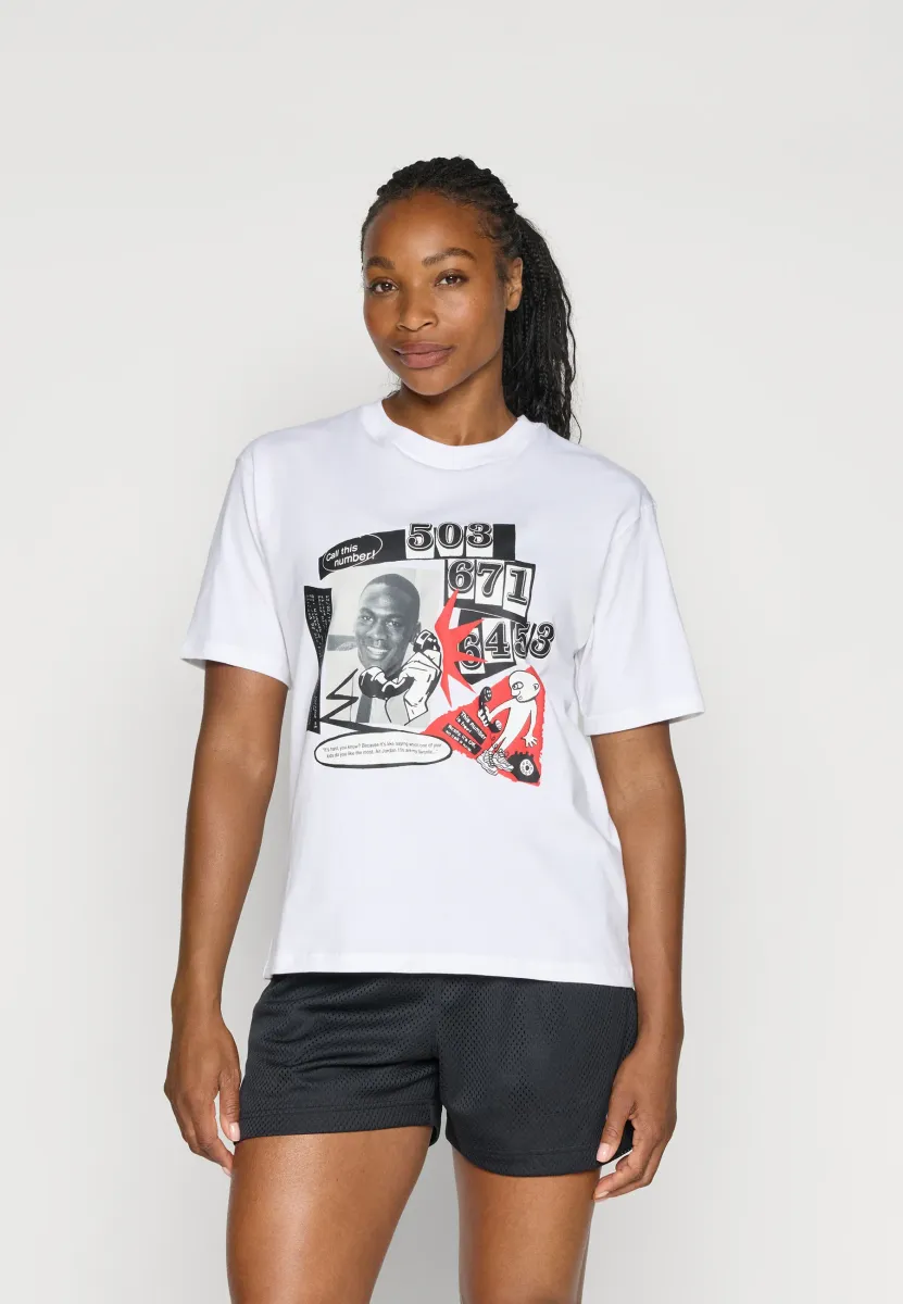 TEE  - T-Shirt print - white/black