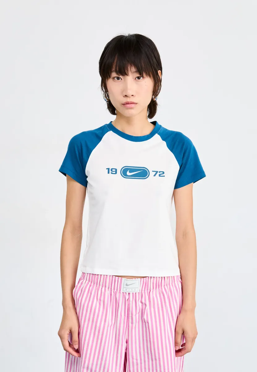 TEE - T-Shirt print - white/blue force