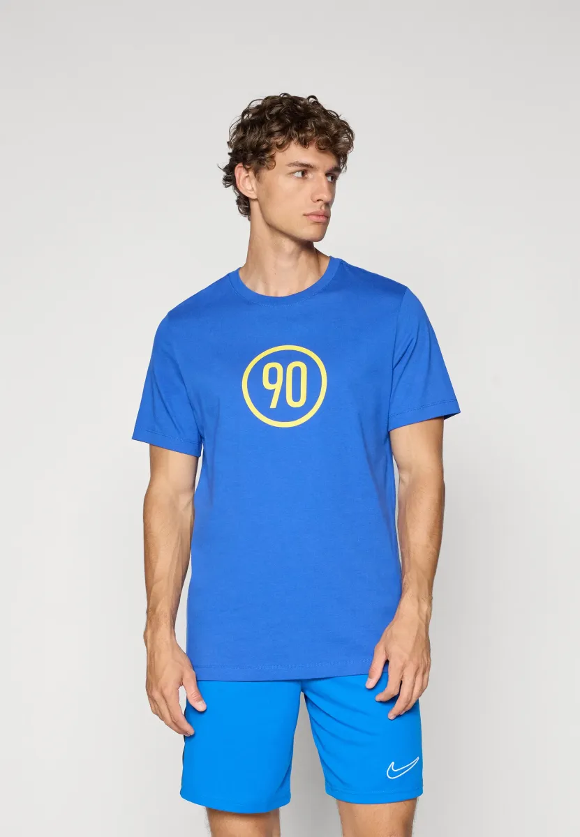 TEE TOTAL 90 - T-Shirt print - game royal/university gold-coloured