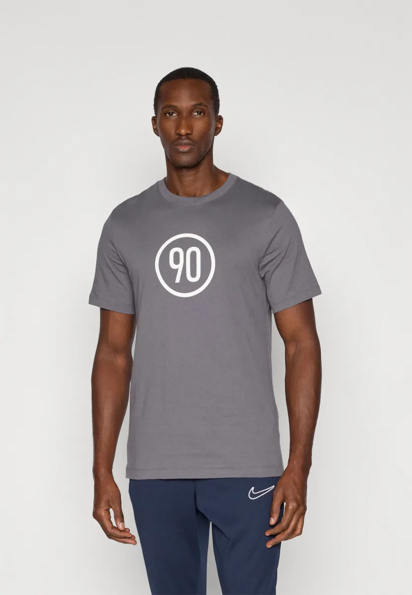 TEE TOTAL 90 - T-Shirt print - graphite/white
