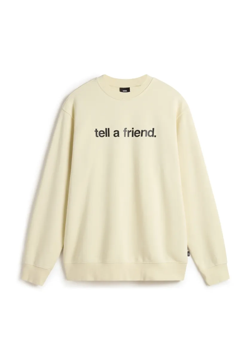 TELL A FRIEND LOOSE FIT - Sweatshirt - lemon icing