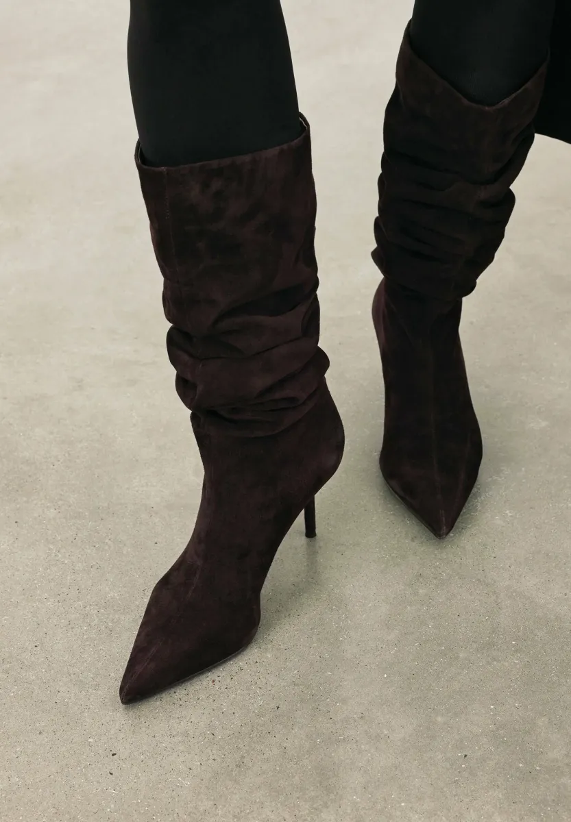 TELYIA - High Heel Stiefel - brown