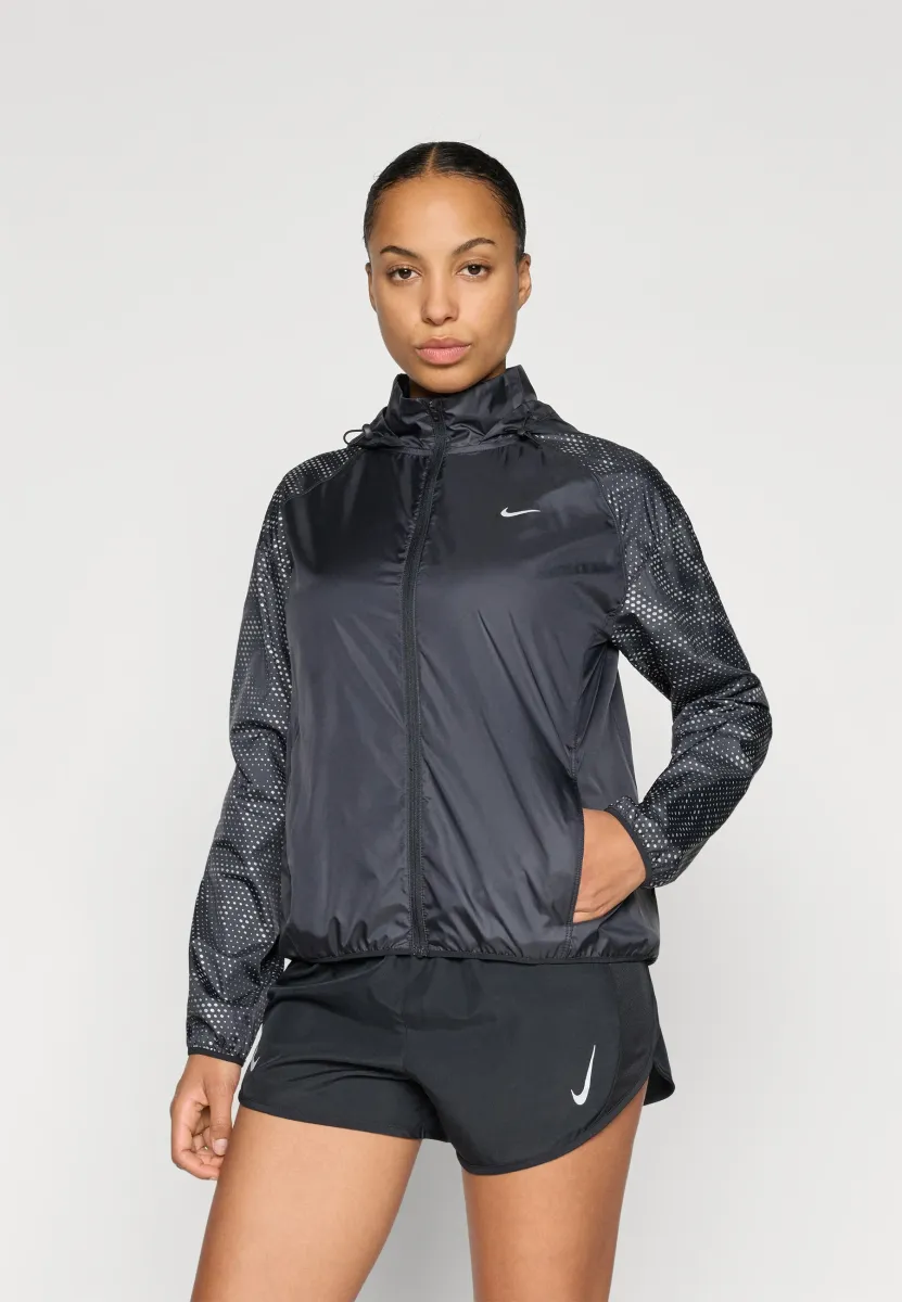 TEMPO FLASH - Windbreaker - black/reflective silver-coloured