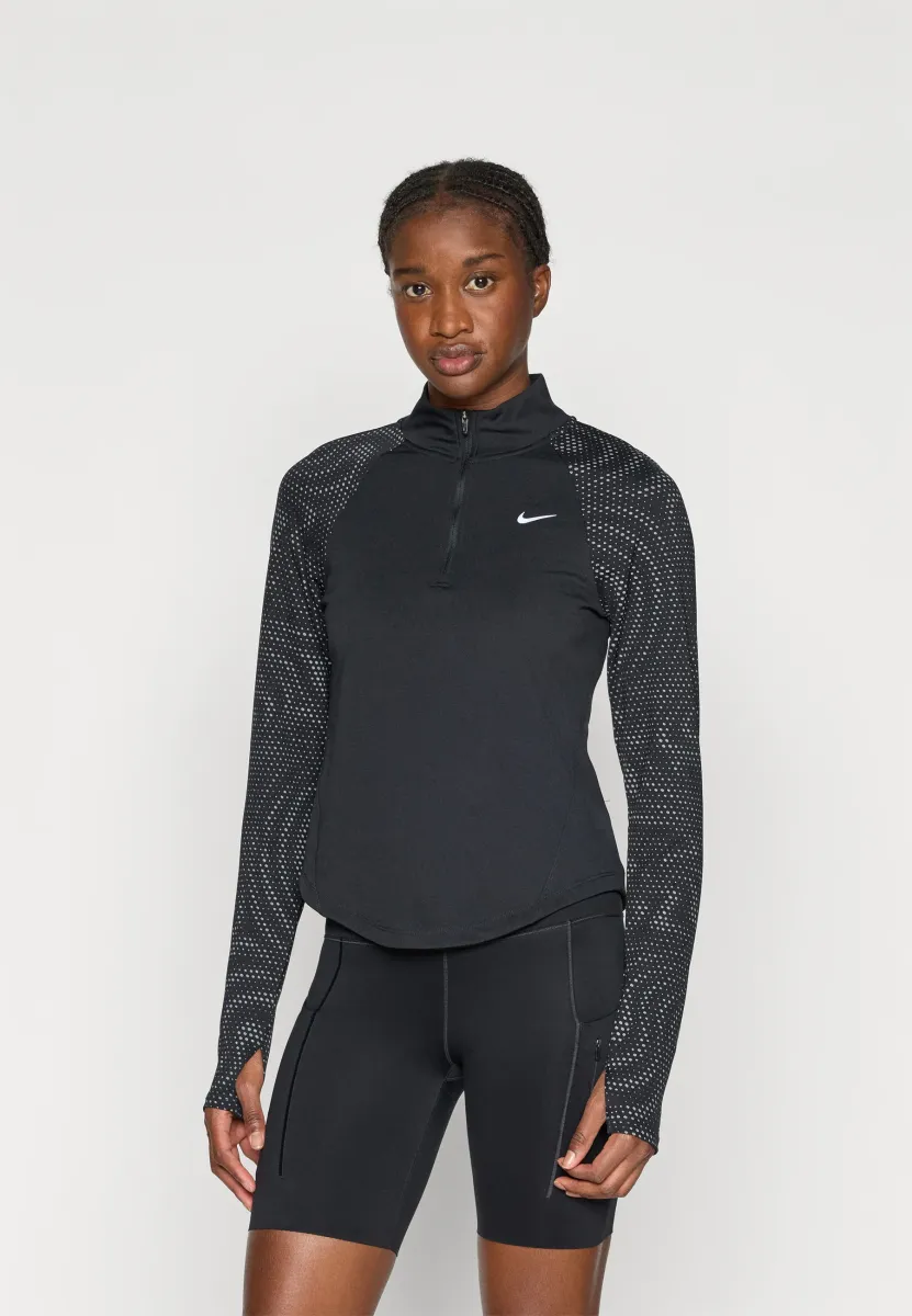 TEMPO - Langarmshirt - black/reflective silver-coloured