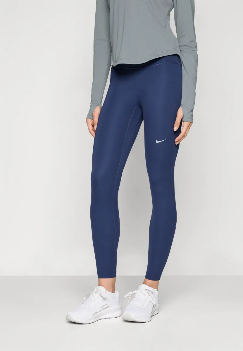 TEMPO - Lauftights - midnight navy/reflective silver-coloured